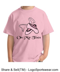 Children's Pink T-Shirt Design Zoom